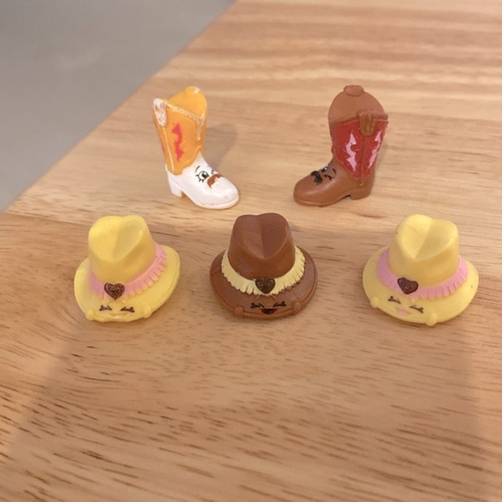 Shopkins Country Western set of 5 Shopkins.